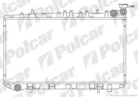 Радіатори охолодження | PRIMERA (P10), 06.90 Polcar 2728081