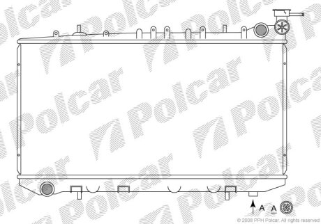Радіатори охолодження | SUNNY III Hatchback Polcar 2729082