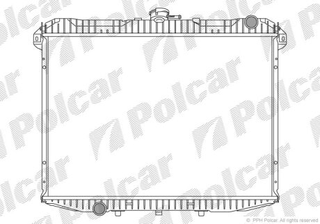 Радіатори охолодження | TERRANO II (R20), 10 Polcar 2770082