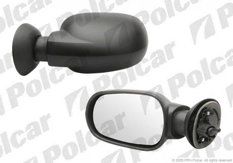 Купить Зеркало снаружи. левое (мех.) Dacia Logan 04- Dacia Logan Polcar 2800511M (фото1) подбор по VIN коду, цена 929 грн.