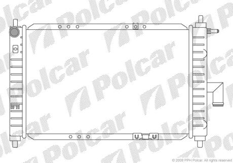 Радіатори охолодження MATIZ Polcar 290208A3