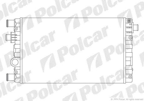 Радіатори охолодження SEICENTO 98- Polcar 300208A1