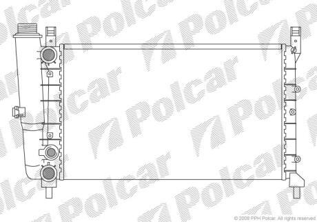 Радіатори охолодження UNO 83- / 89- Polcar 3016082