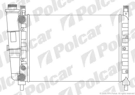 Радіатори охолодження UNO 83- / 89- Polcar 3016087