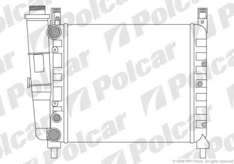 Радіатори охолодження UNO 83- / 89- Polcar 3016089