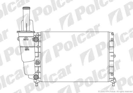 Радіатори охолодження PUNTO 93- Polcar 3017081