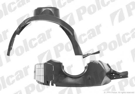 Купить Подкрылок правый Polcar 3018FP1X (фото1) подбор по VIN коду, цена 629 грн.