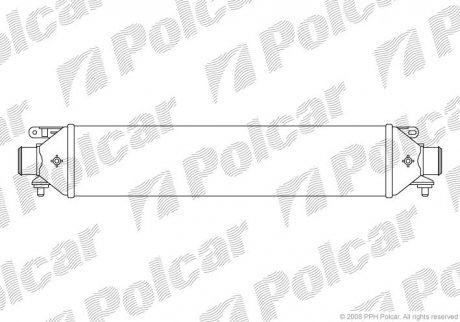Интеркуллер Fiat Doblo 1.6D/2.0D 10- Alfa Romeo Mito, Fiat Doblo, Grande Punto, Punto, Alfa Romeo Giulietta Polcar 3024J8-3
