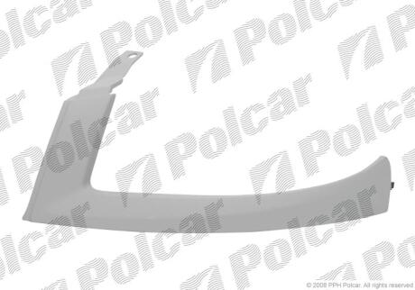 Накладка під фару (вія) DOBLO, 06-10 Polcar 3041061