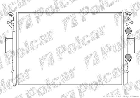 Радіатори охолодження DAILY 99- Polcar 305208A1