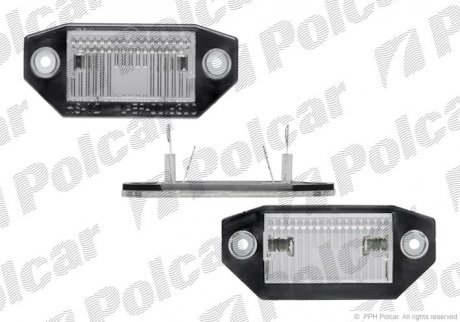 Купить Фонарь подсветки номерного знака Ford Mondeo 07- Ford Mondeo Polcar 3218959E (фото1) подбор по VIN коду, цена 338 грн.