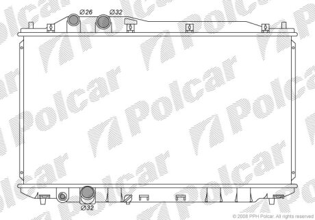 Радіатори охолодження | CIVIC VIII sedan (FD Polcar 3829081K