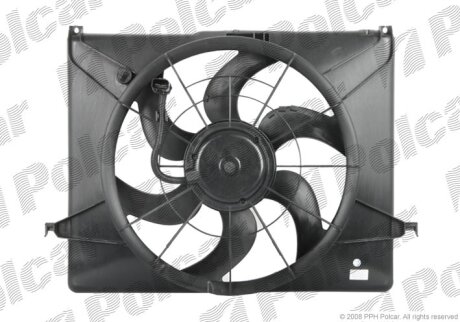Вентилятори з корпусом / кронштейном | HYUNDAI SONATA, 06- Polcar 402623W1