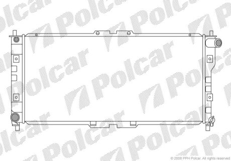 Радіатори охолодження | MX-6 (GE), 07.91-09. Polcar 4516087