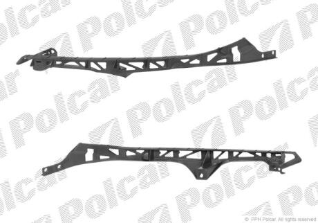Кронштейн бампера MAZDA 6, 02-07 Polcar 45190732