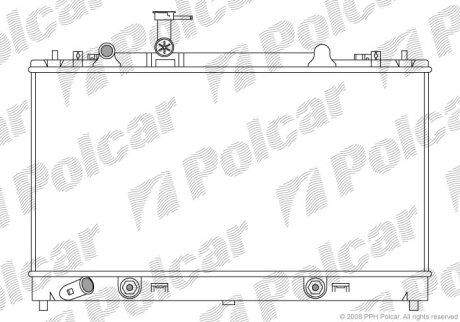 Радіатори охолодження | 6 Hatchback (GG), 08 Polcar 4519084