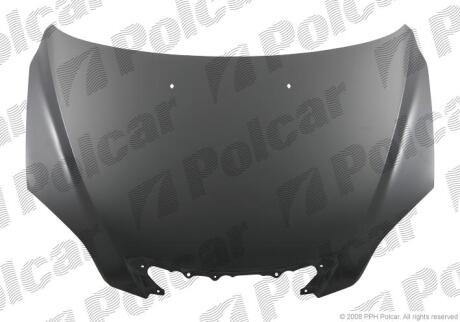 Капот MAZDA 3, 04-, HB Polcar 4541031
