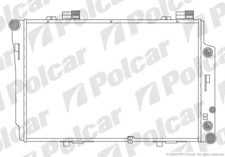 Радіатори охолодження | CLK (C208), 06.97-12 Polcar 5002082