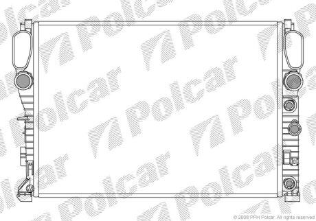 Радіатори охолодження | KLASA E (W211), 03.0 Polcar 5016083