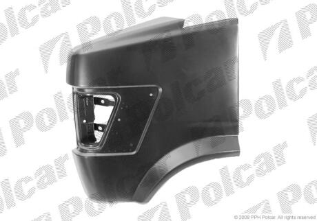 Крило переднє MERCEDES 207-410 Polcar 506101