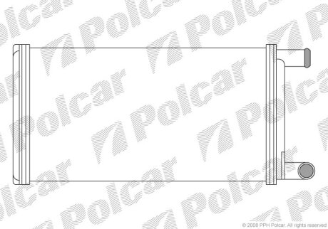 Радіатори обігріву | T1 (207-410) 77-96 Mercedes G-Class, T1/T2 Polcar 5061N82