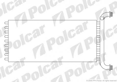 Радіатор пічки Mercedes W906 Polcar 5065N81X