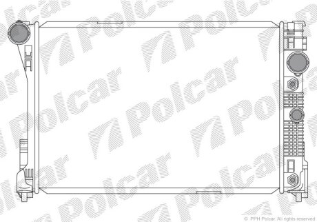 Радіатори охолодження | KLASA C (W204), 01.0 Polcar 5070083
