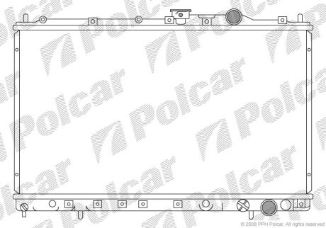 Радіатори охолодження | GALANT VI (E3_A), 11 Polcar 5220081