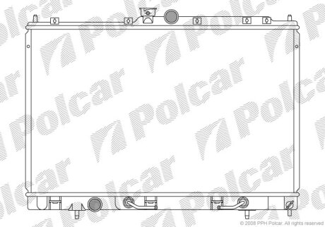 Радіатори охолодження | OUTLANDER I (CU_W), Polcar 5265081