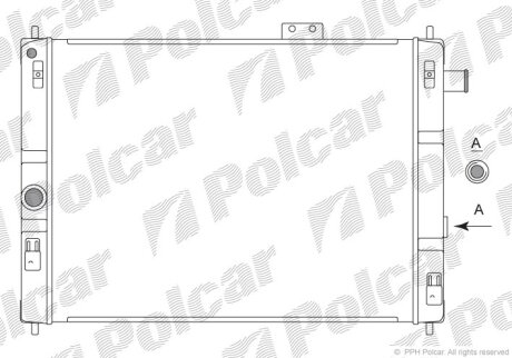 Радіатори охолодження | ASCONA C (J82), 09.8 Polcar 5504084