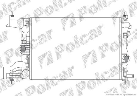 Радіатори охолодження | ASTRA J (P10), 09.09 Polcar 5511083
