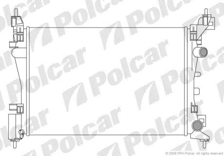 Радіатори охолодження CORSA D 06- Polcar 555808A2