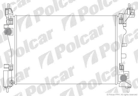 Радіатори охолодження FIORINO Polcar 576008A1