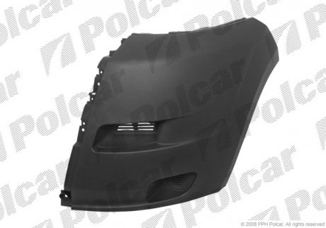 Клік бампера передній лівий Boxer/Ducato/Jumper 06-14 (темно-сірий))) Polcar 577017-J