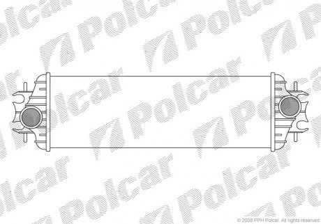 Купить Интеркуллер Nissan/Opel/Renault Primastar/Vivaro/Trafic 1,9-2,5D 2001- Opel Vivaro, Renault Trafic, Nissan Primastar Polcar 6026J8-1 (фото1) подбор по VIN коду, цена 2998 грн.