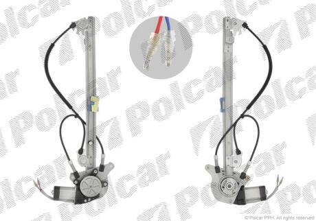 Склопідйомник електричний REN. LAGUNA II,01-04 Polcar 6037PSE8