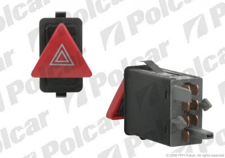 Купить Выключатель аварийного сигнала с реле указателя поворотов Skoda Oktavia 97- Skoda Octavia Polcar 6920P-30 (фото1) подбор по VIN коду, цена 521 грн.