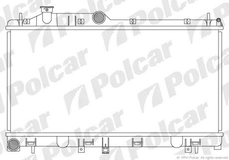 Радіатори охолодження | LEGACY IV Kombi (BP) Polcar 7208084