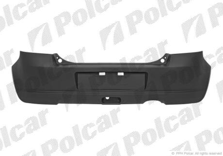 Бампер задній SWIFT, 05-10 Polcar 742396