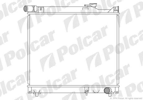 Радіатори охолодження | GRAND VITARA Polcar 7424088