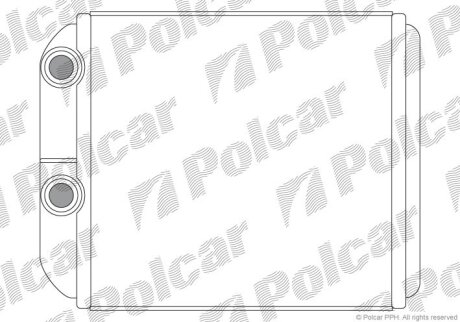 Радіатори обігріву | S40/V40 Polcar 9040N8A1