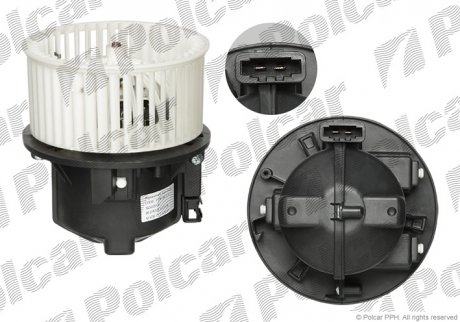Вентилятор салона Volvo S60 Ii, S80 Ii, V60 I, V60 Ii, V70 Iii, Xc60 I, Xc70 Ii Land Rover Freelander 2, Range Rover Evoque 1.5-4.4 03.06-12.20 Land Rover Freelander, Volvo V60, V70, XC60, S80, XC70, S60, Land Rover Range Rover Polcar 9065NU-1