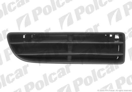 Решітка в бампері правий | VW BORA 11.98- Polcar 9512272