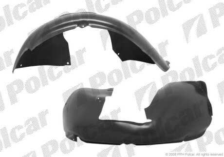 Купити Підкрилок лівий | VW GOLF V 03- Polcar 9513FL2 (фото1) підбір по VIN коду, ціна 570 грн.
