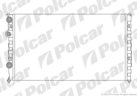 Радіатори охолодження POLO CLASSIC/VARIANT Polcar 952408A4