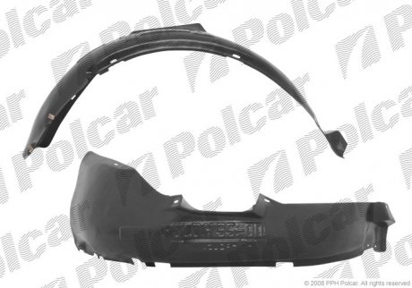 Підкрилок правий передній VW Polo 1994-1999 Polcar 9524FP1Q