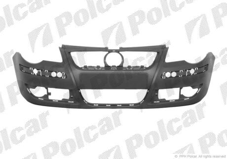 Бампер передній POLO HB, 04.05-08.09 Polcar 9527071
