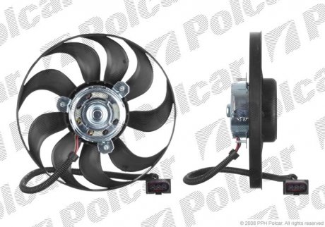 Вентилятор радиатора VW Golf 4/Bora/Octavia Audi A3 Polcar 954123U1