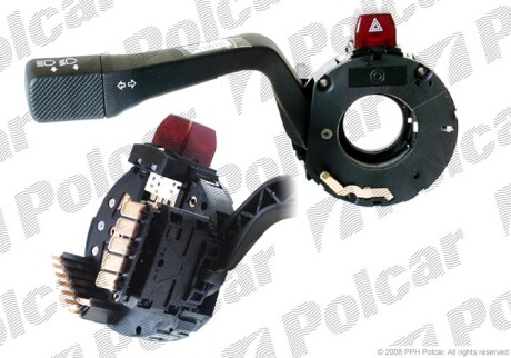 Перемикач поворотiв VW Golf 89-91/Polo 91-/Passat 88- Volkswagen Polo, Golf, Jetta, Passat Polcar 9546PZS1