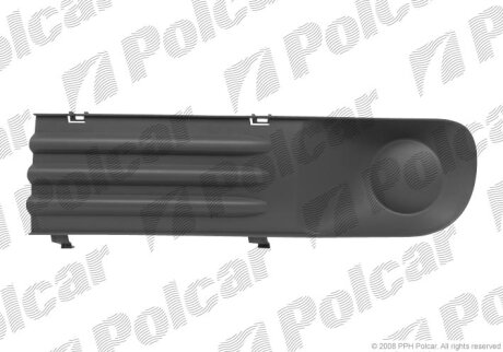 Решітка в бампері правий | vwTRANSPORT.(T5),04- Polcar 95682712